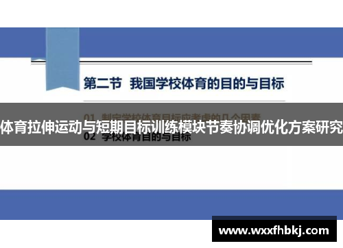 体育拉伸运动与短期目标训练模块节奏协调优化方案研究